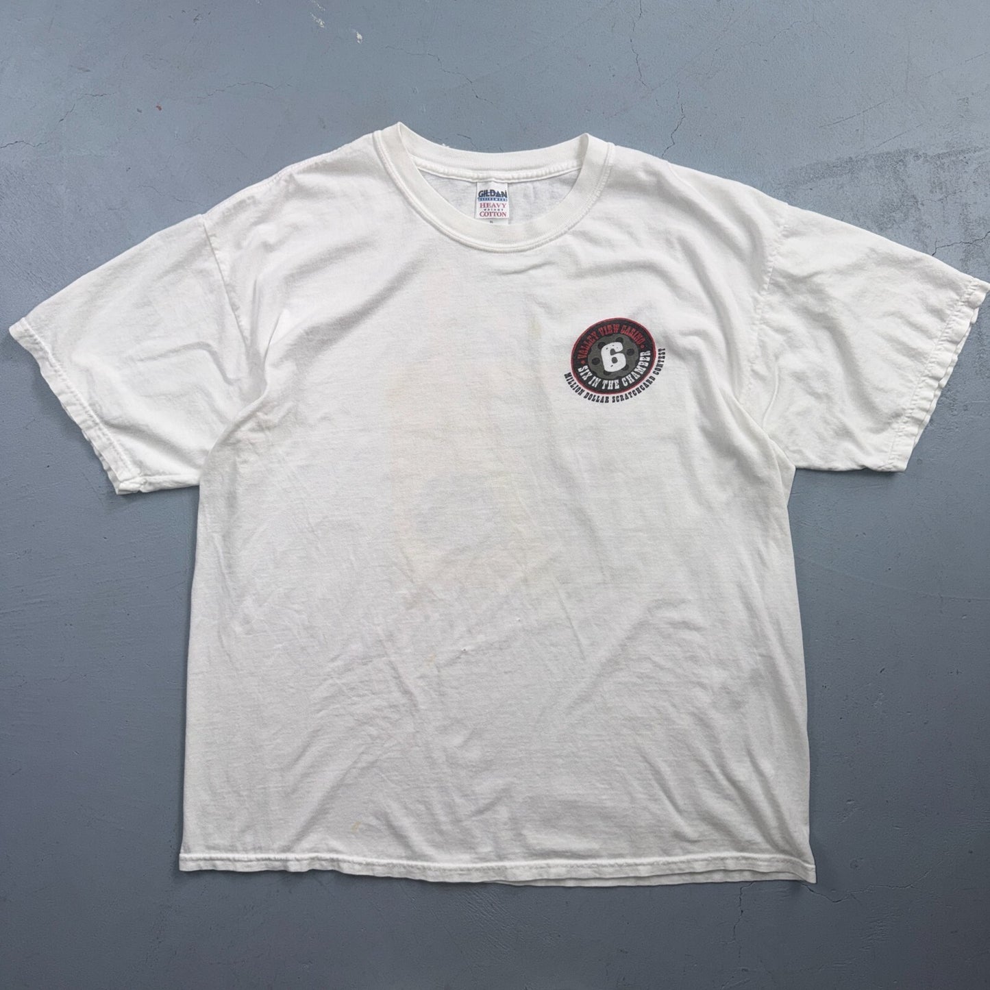 VTG 90s Ballys New Cash Grab Casino T Shirt Gambling Graphic Las Vegas Cowboy