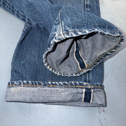 Levis 501 Big E Vintage 60s Redline Selvedge USA XX 1960s Jeans 36x32 Act 34x28