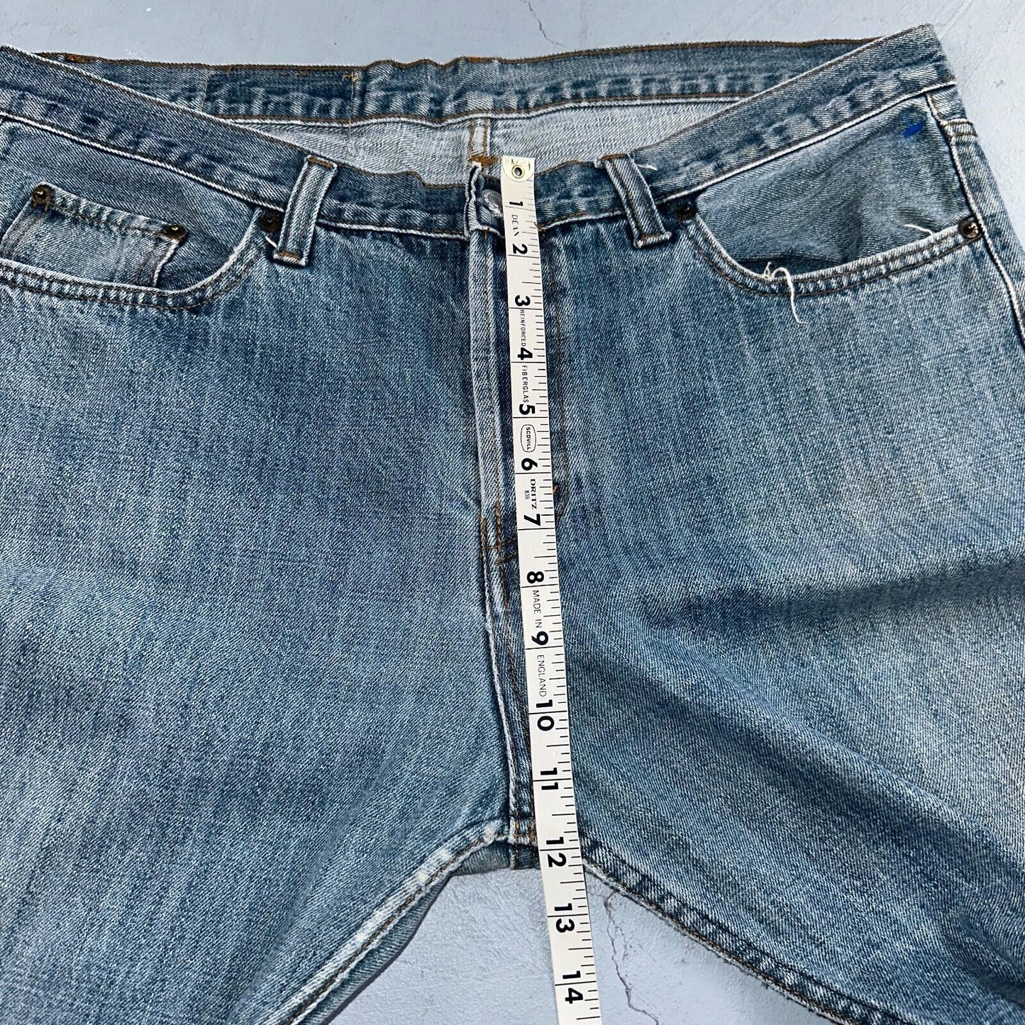Levis 501 Vintage Y2K XX Straight Leg Jeans Blue Med Wash 38x36 Act 37x29