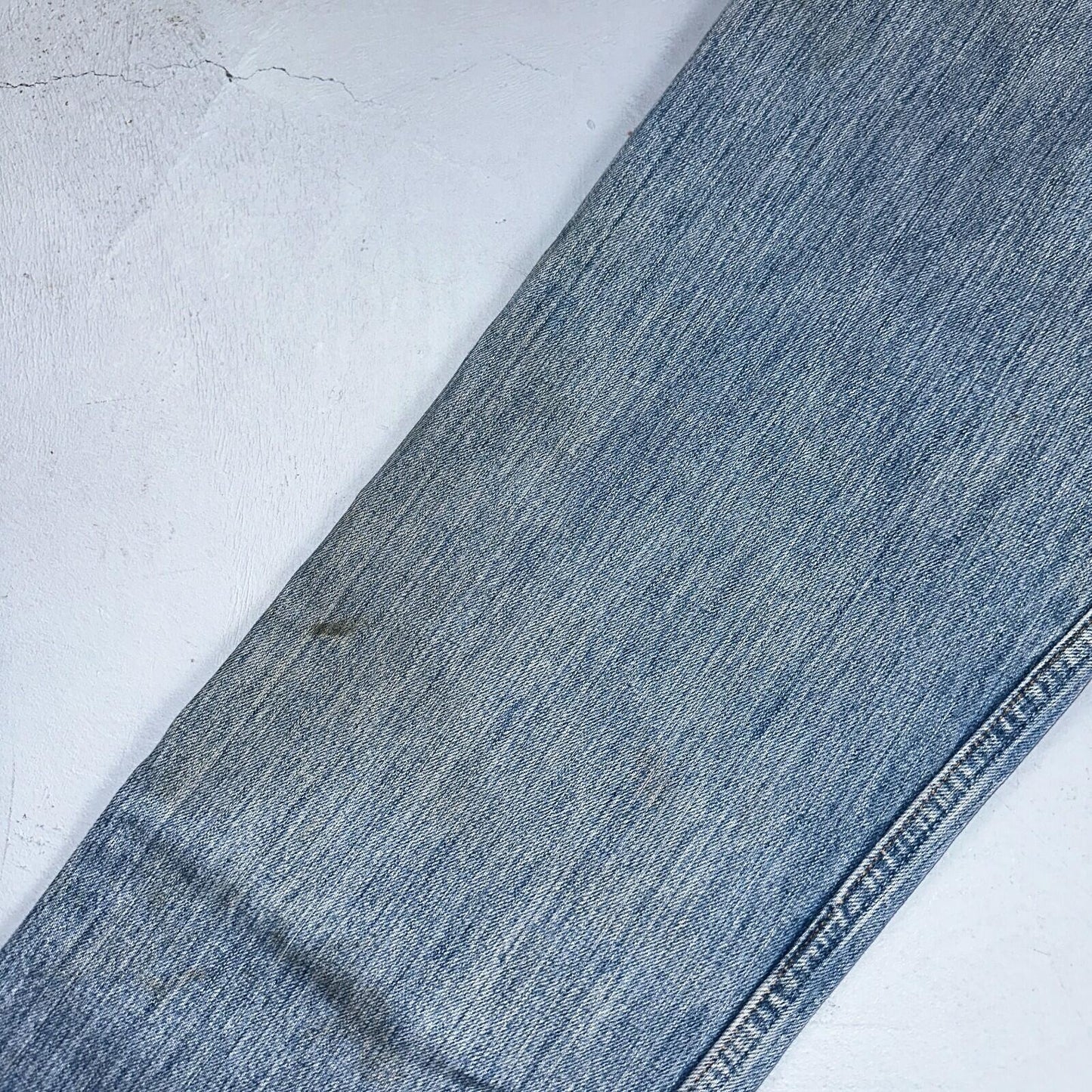 Levis 501 Vintage 90s USA XX Straight Leg Jeans Blue Light Wash 38x32 Act 36x32