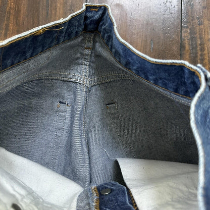 Levis Vintage 80s Redline Selvedge USA 501 XX Jeans 66 70s Dark 28x34 Act 24x25