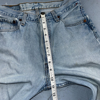 Levis 501 Vintage 90s USA XX Straight Leg Jeans Blue Light Wash 30x32 Act 28x30