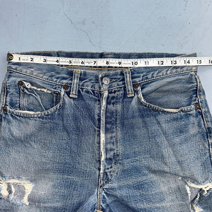 Levis 501 XX Big E Vintage 40s Redline Selvedge USA XX 1940s 50s Jeans 29x28