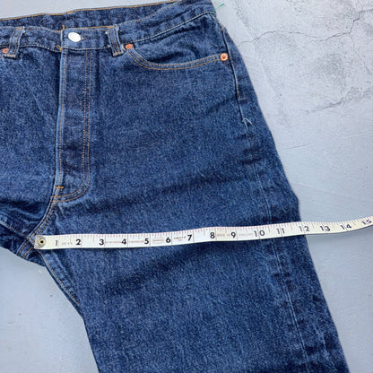 Levis 501 Vintage 80s USA XX Straight Leg Jeans Blue Dark Wash 36x30 Act 33x26