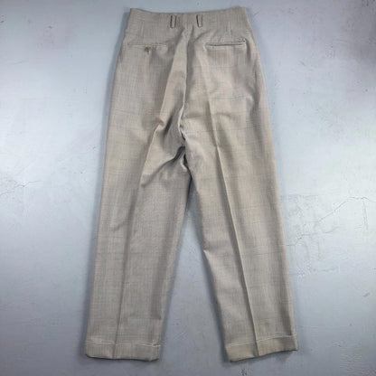 1960s 1970s VTG Mens 2 PC Suit 42 Jacket Coat Pants Gray Union Wool Rockabilly