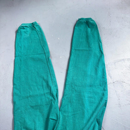 Vintage 90s Lands End Fleece Sweatpants Adult M Green Made In USA Champion