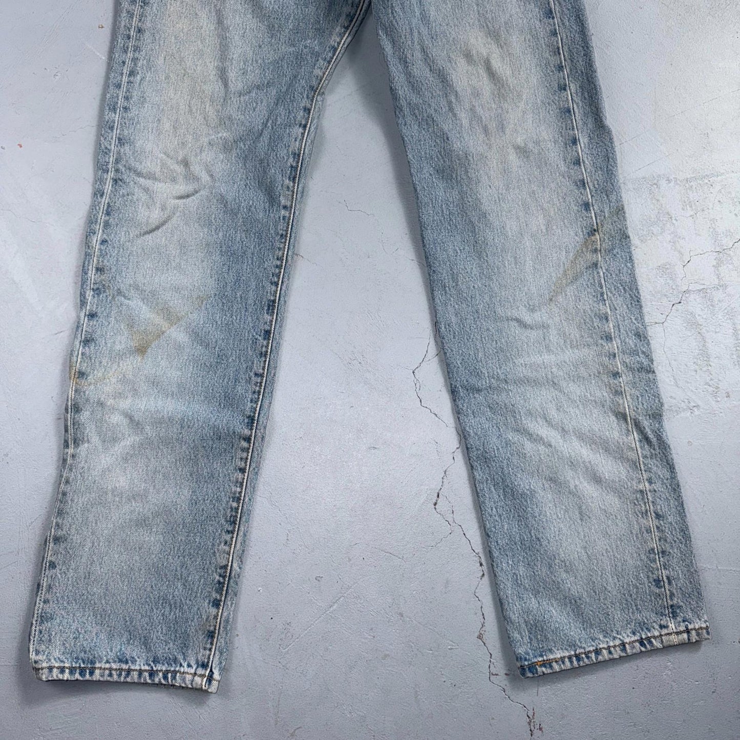 Levis 501 Vintage Y2K 90s XX Straight Leg Jeans Blue Light Wash 33x34 Act 32x32