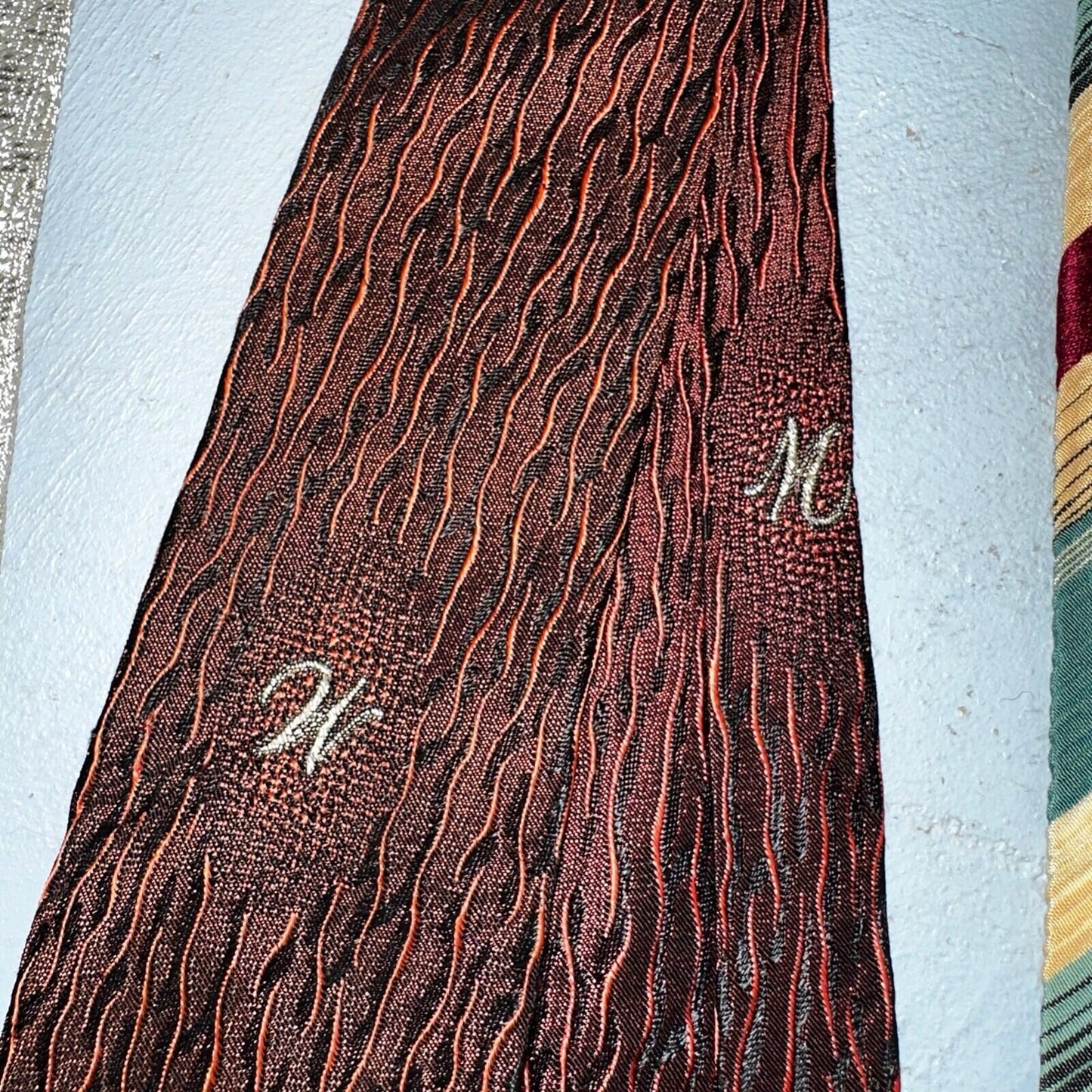 VTG 30s 40s Palm Beach Cloth Wool Tie Swing Rockabilly Lot 10 Ties Antique Rare