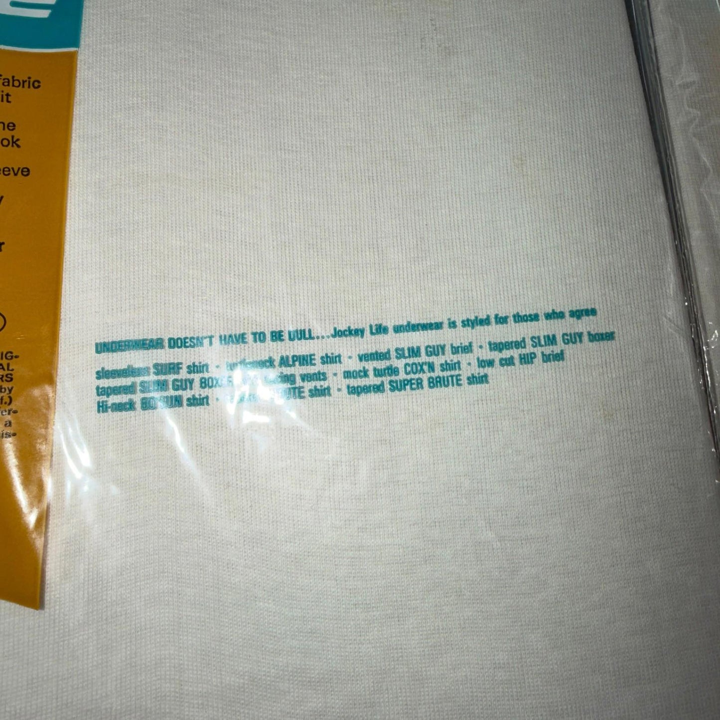 VTG 1960s JOCKEY LIFE White T Shirt Medium 4 Packs Deadstock Lot Slim Guy 60s