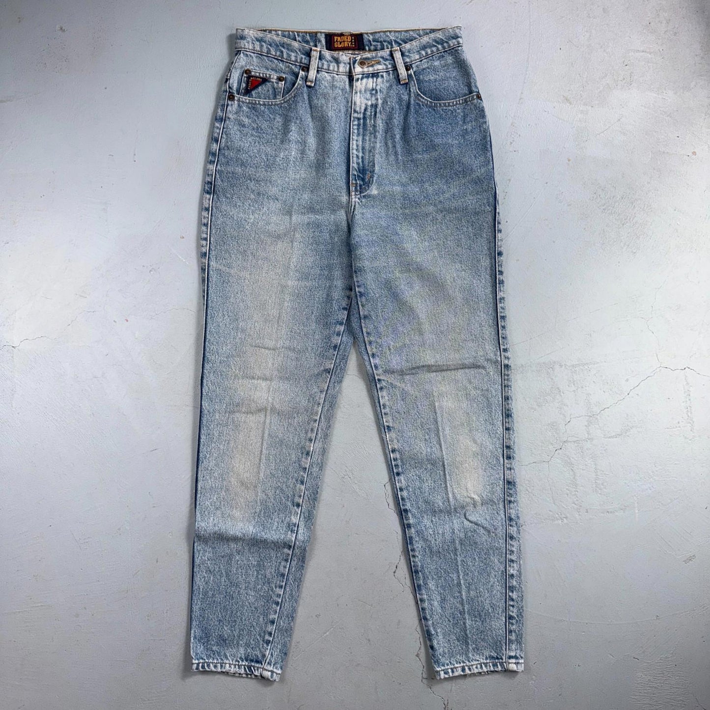 Vintage Y2K Faded Glory Jeans Womens 12 Light Blue Classic Fit USA 29x29 Skinny