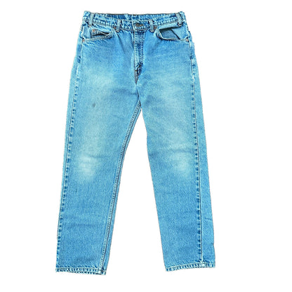 Vintage 80s Levis 505 Light Blue 70s Jeans USA Orange Tab 34x30 Act 31x29