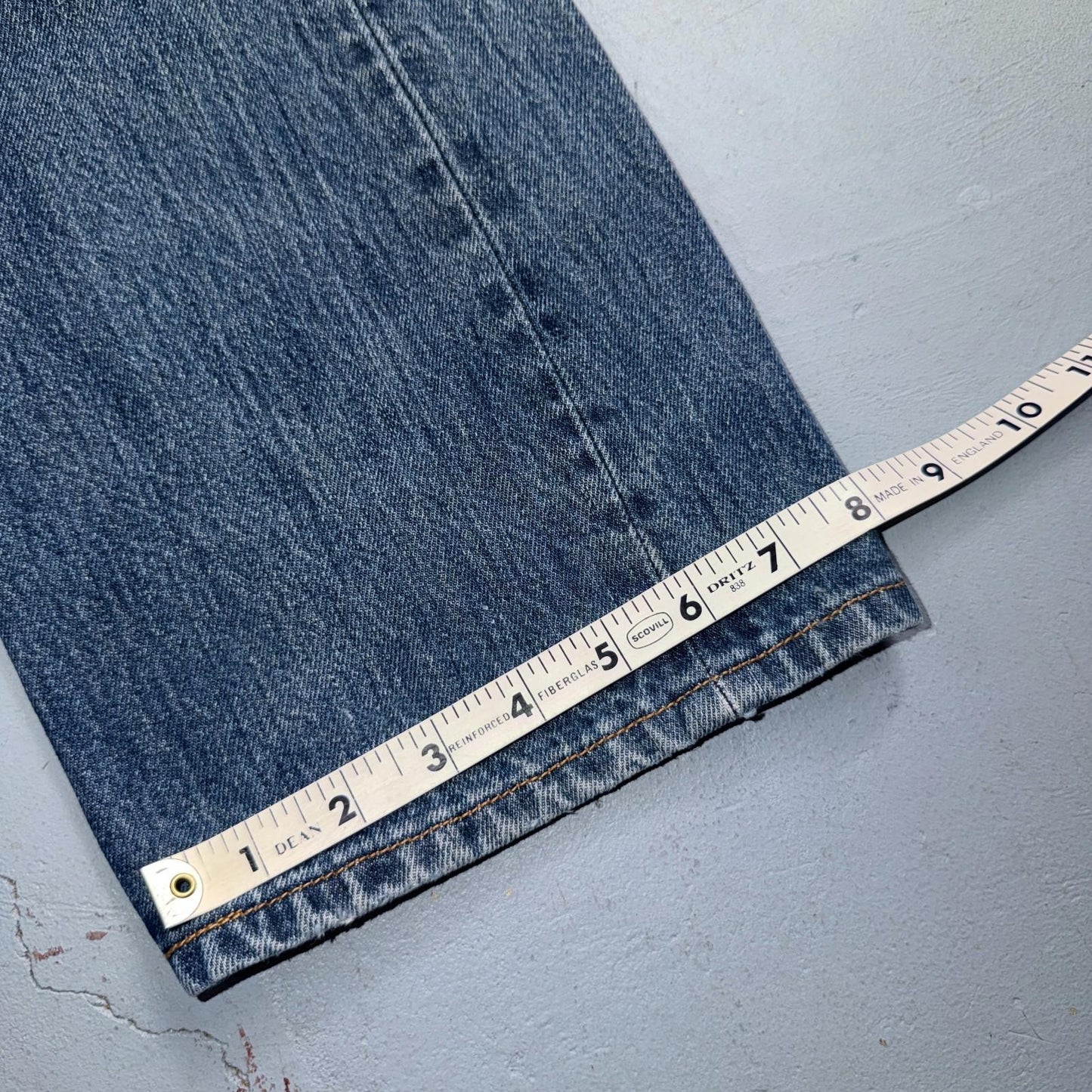 Levis 501 Vintage Y2K XX Straight Leg Jeans Blue Light Wash 33x32 Act 32x31