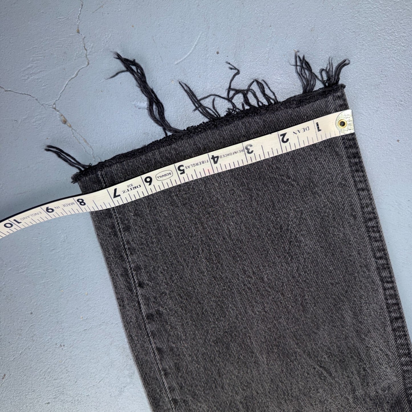 Levis 501 Vintage 90s USA XX Straight Leg Jeans Black Light Wash 31x32 Act 30x27