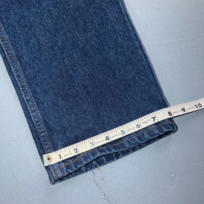 Levis 505 Vintage 90s Red Tab Straight Blue Jeans Med Was 34x34 Act 32x33
