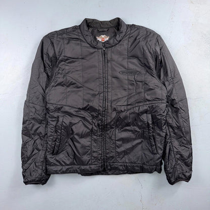 Harley-Davidson FXRG Lightweight Jacket Liner Mens XL Puffer Black Warm Up