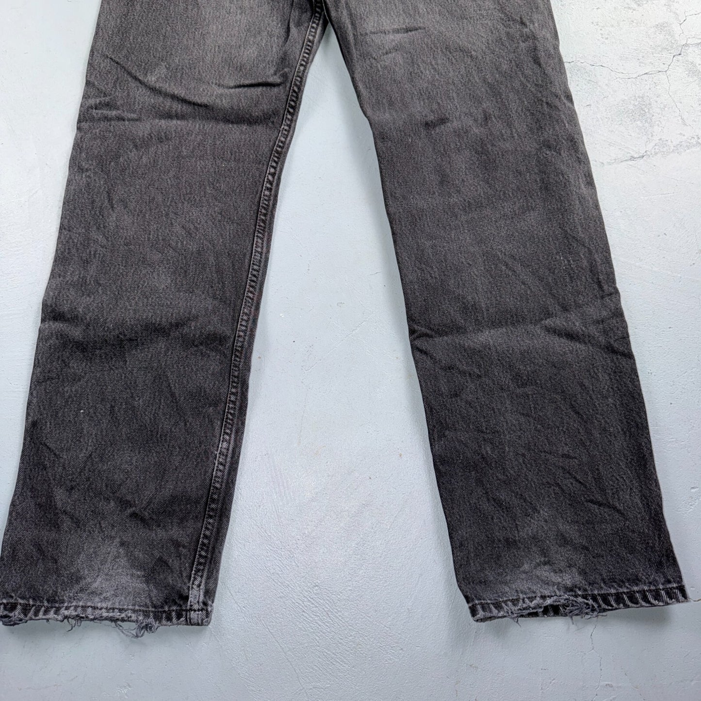 Levis 501 Vintage 90s USA XX Straight Leg Jeans Black Light Wash 34x32 Act 33x30