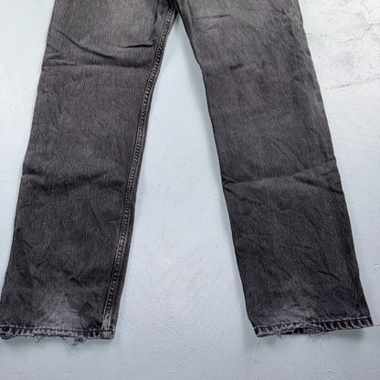Levis 501 Vintage 90s USA XX Straight Leg Jeans Black Light Wash 34x32 Act 33x30