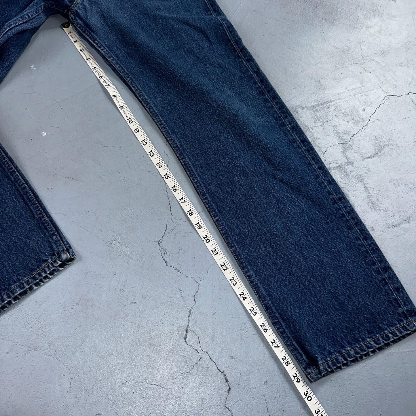 Levis 501 Vintage 90s USA XX Straight Leg Jeans Blue Med Wash 32x33 Act 29x29