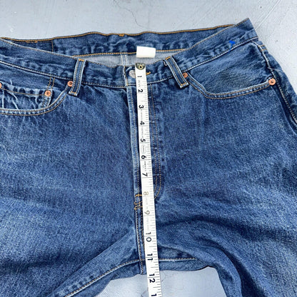 Levis 501 Vintage Y2K 90s XX Straight Leg Jeans Blue Med Wash 34X30 Act 33x30