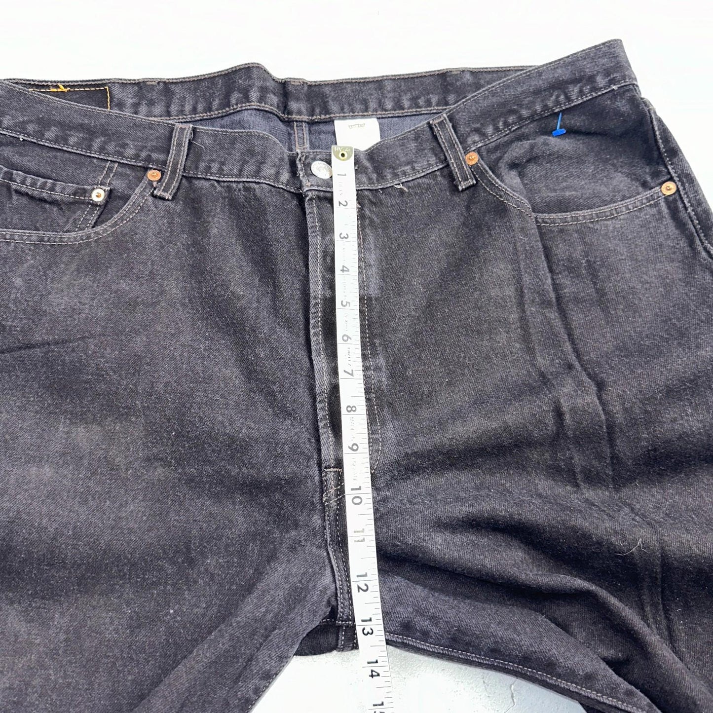 Levis 501 Vintage Y2K 90s XX Straight Leg Jeans Black Dark Wash 42x32 Act 41x31