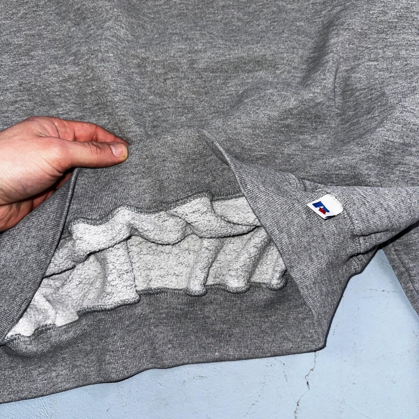Russell Athletic Sweatshirt XL Nevada VTG Crewneck Wolf Pack Sweat Gray Sports