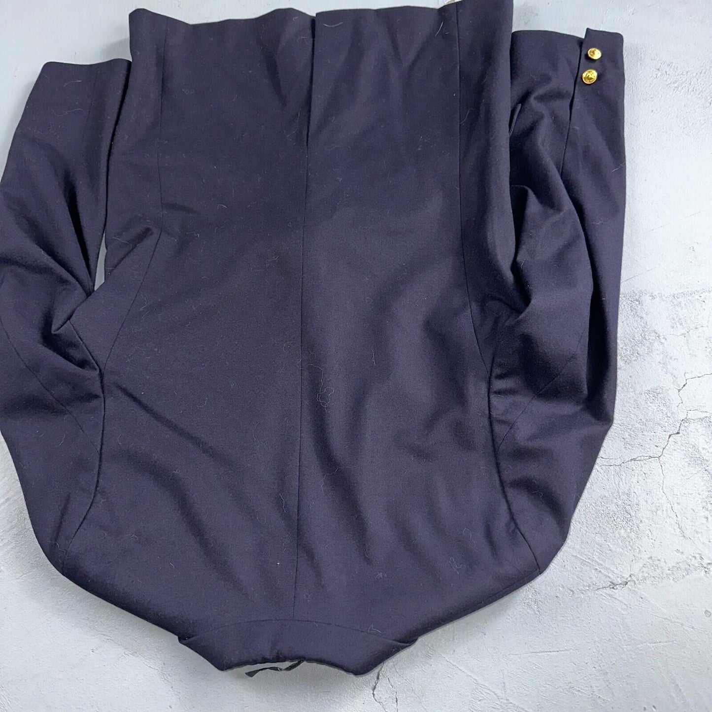 Women's Vintage Polo Ralph Lauren Blazer Jacket Made in Italy Sz 16 Wool 80s