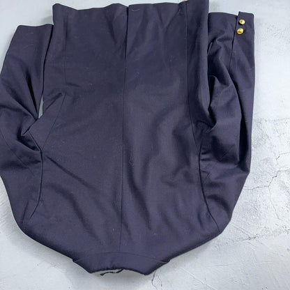Women's Vintage Polo Ralph Lauren Blazer Jacket Made in Italy Sz 16 Wool 80s