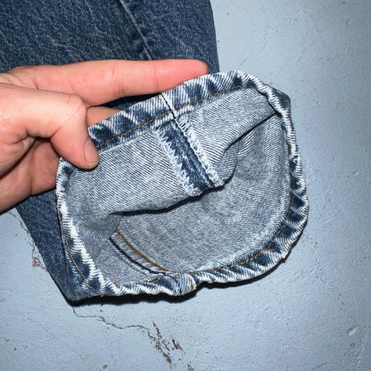 Levis 501 Vintage 80s USA XX Straight Leg Jeans Blue Light Wash Act 31x32