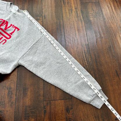 Don't do Christmas Funny Sad Jolly Santa VTG Sweatshirt Jumper Crewneck Y2K