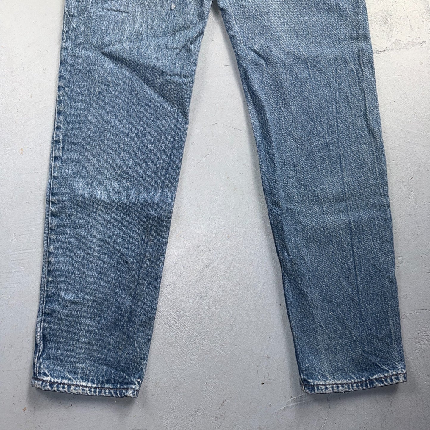 Levis 501 Vintage 80s USA XX Straight Leg Jeans Blue Med Wash Womens Act 29x32