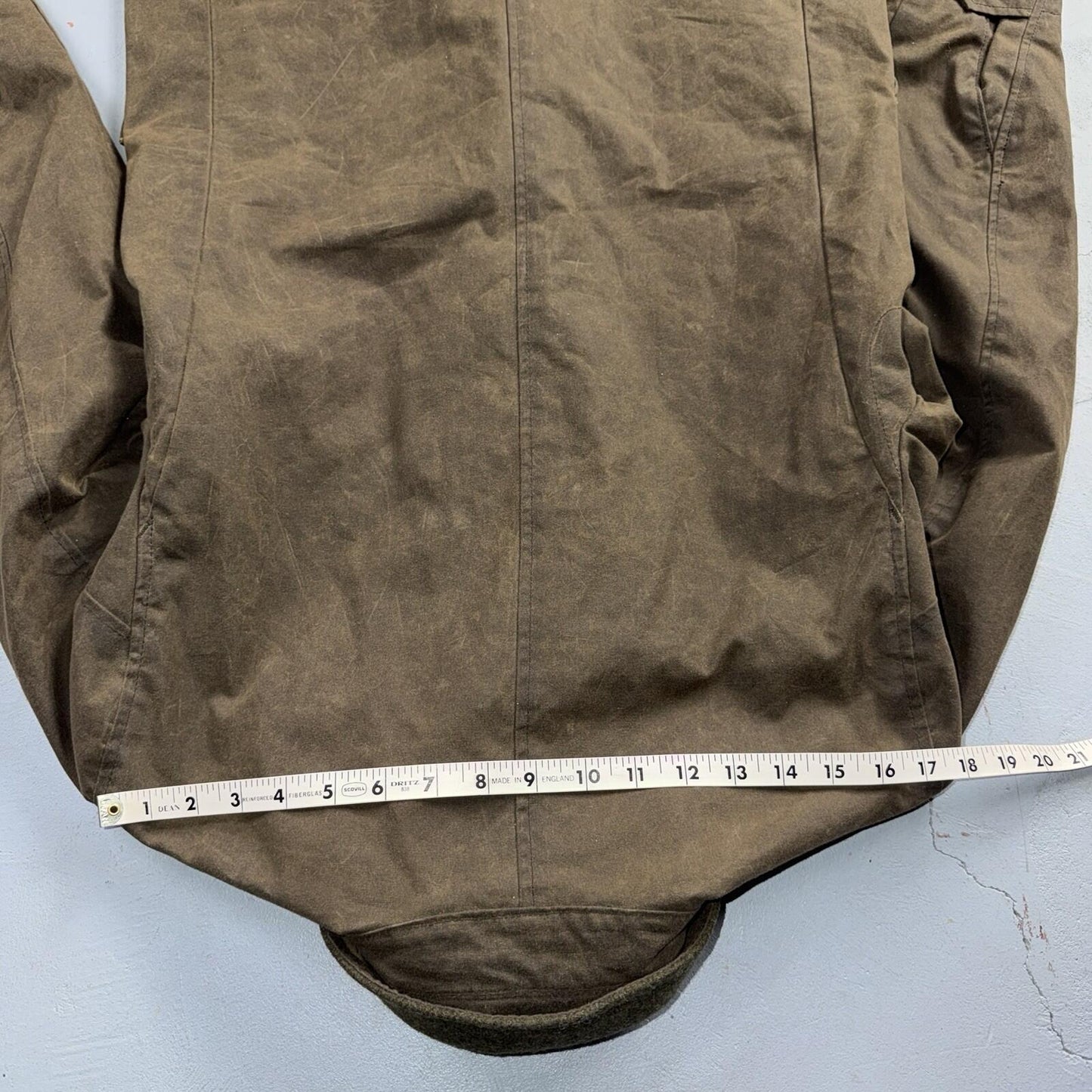 Filson Waxed Trench Coat Size XS Olive Oil Cloth Jacket Rare Mint Condition