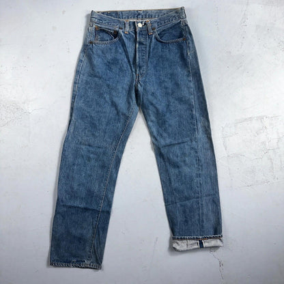 Levis 501 Vintage 70s SS Redline Selvedge USA XX Jeans Med Wash 30x31 Act 28x27