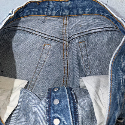 Levis 501 Vintage 80s USA XX Straight Leg Jeans Blue Med Wash Womens Act 29x32