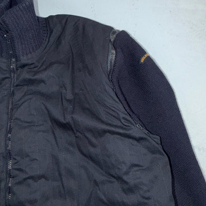 Paul & Shark Yachting Wool Revesible Heavy Jacket Removable Sleeves Italy Vest