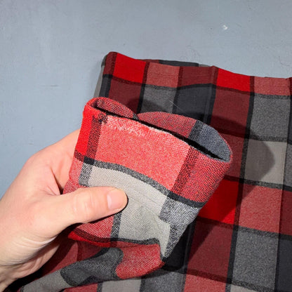 Pendleton VTG 1950s Loop Collar Board Shirt Wool Plaid Flannel Shirt Checker