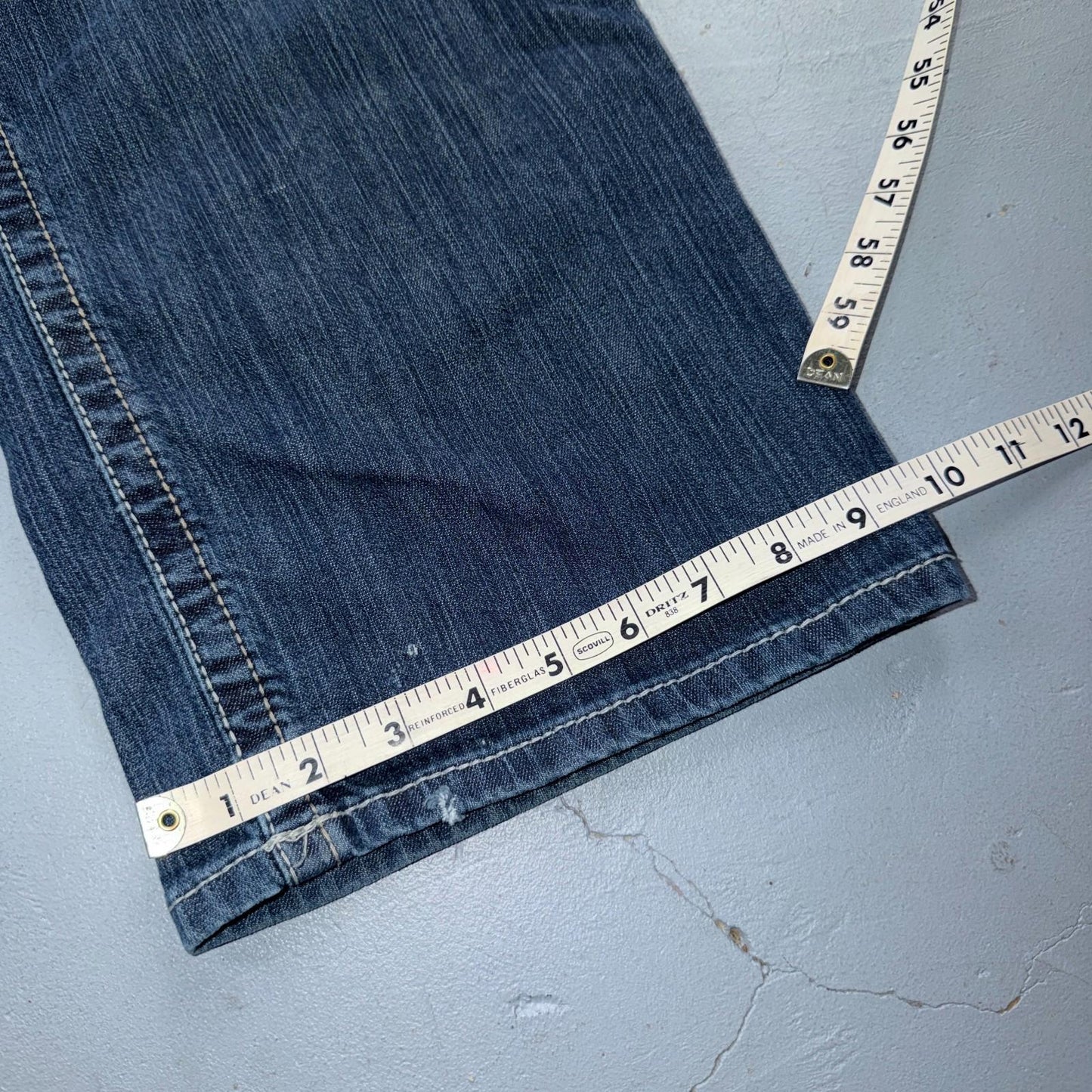 Ariat M4 FR Jeans Mens Blue Flame Resistant Cat 2 Relaxed Boot Cut 42x30 Denim