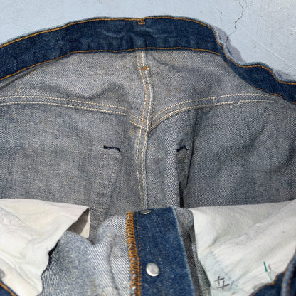 Levis 501 Vintage 80s USA XX Straight Leg Jeans Blue Dark Wash 40x34 Act 36x30
