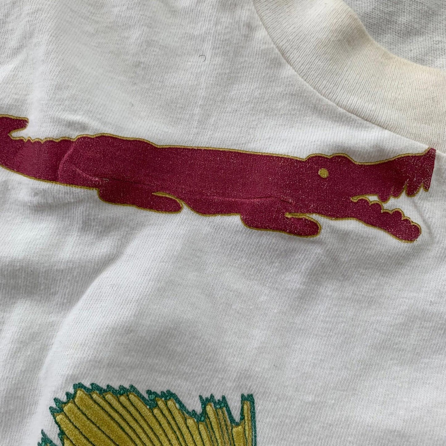 Florida Alligator T Shirt Crocodile Travel Rap 90s 80s Summer Beach Vibe Music