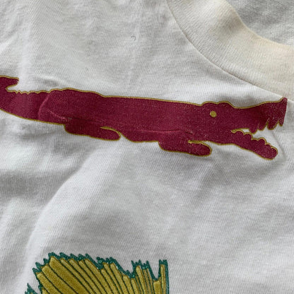 Florida Alligator T Shirt Crocodile Travel Rap 90s 80s Summer Beach Vibe Music