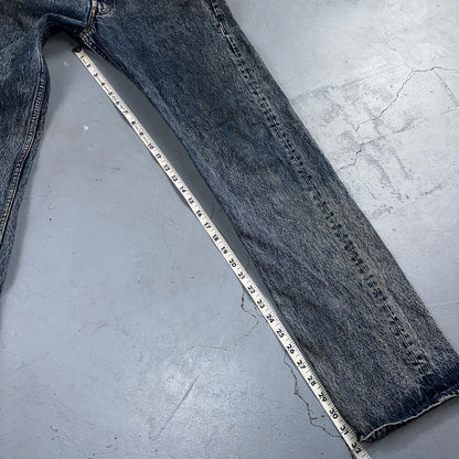 Levis 501 Vintage 90s USA XX Straight Leg Jeans Blue Med Wash 31x34 Act 29x32