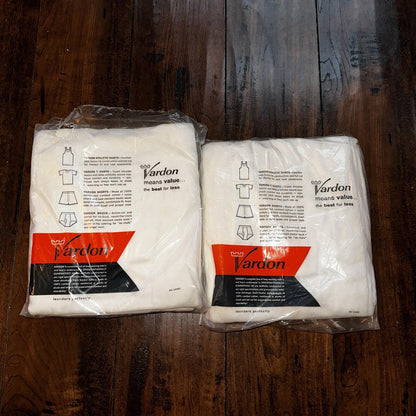 1960s Vardon Vintage White Blank T Shirt S Rockabilly Lot 6 Pack 60s 50s Hanes
