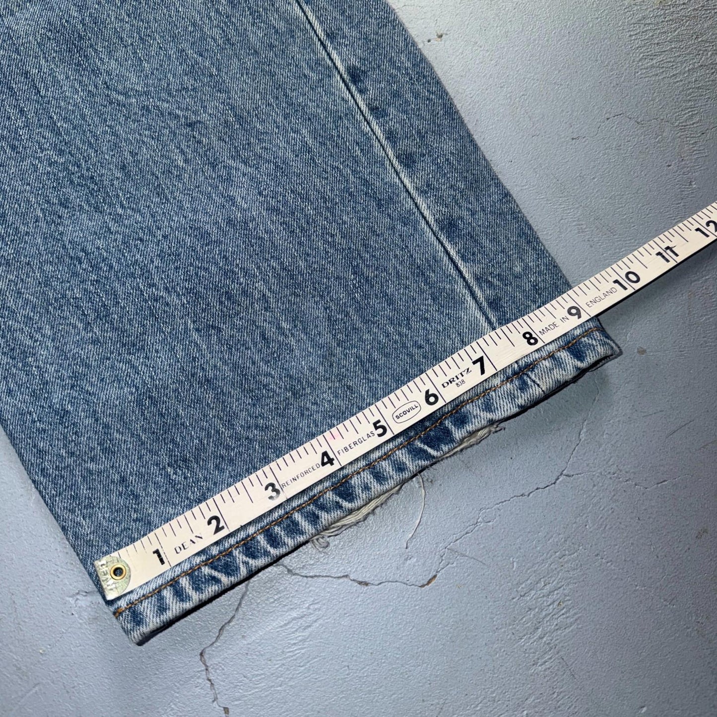 Levis 501 Vintage Y2K XX Straight Leg Jeans Blue Light Wash 38x36 Act 38x36