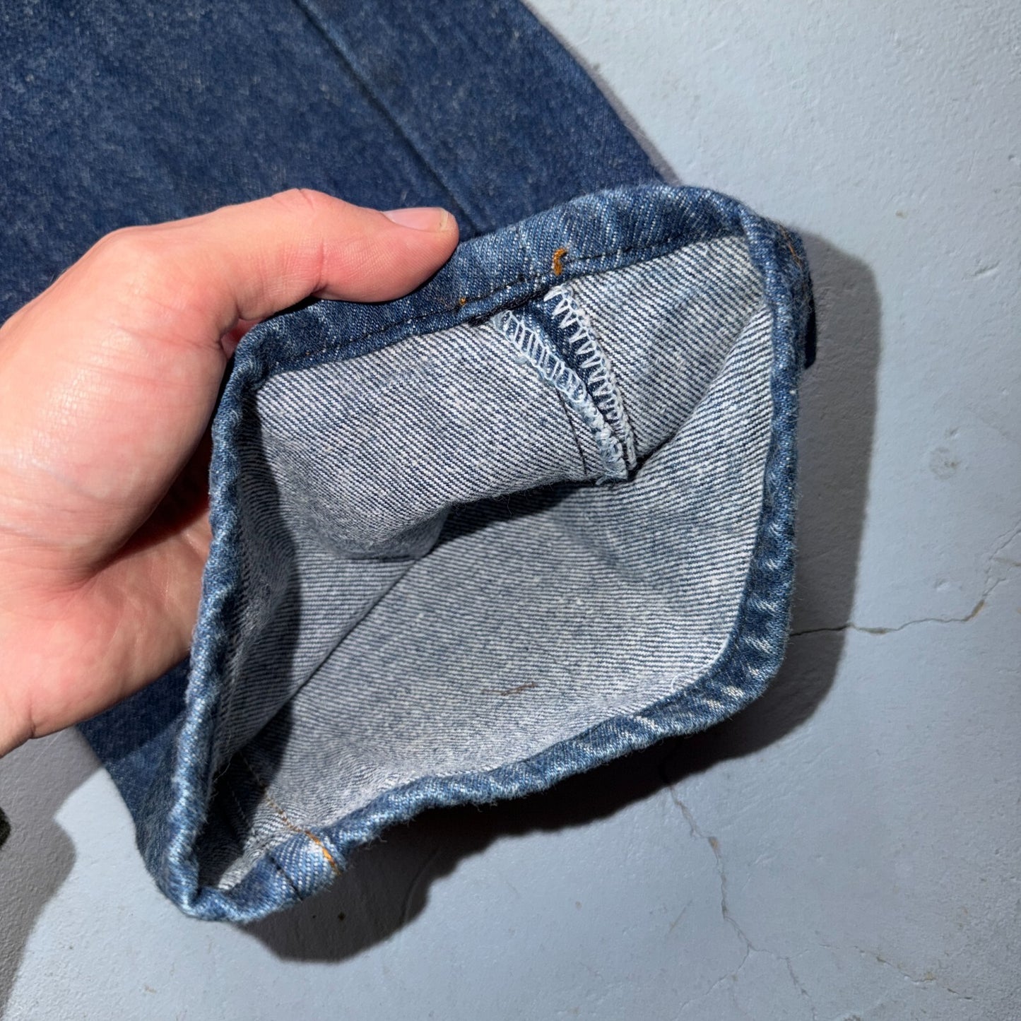 Levis 501 Vintage 80s USA XX Straight Leg Jeans Blue Dark Wash 36x34 Act 33x33