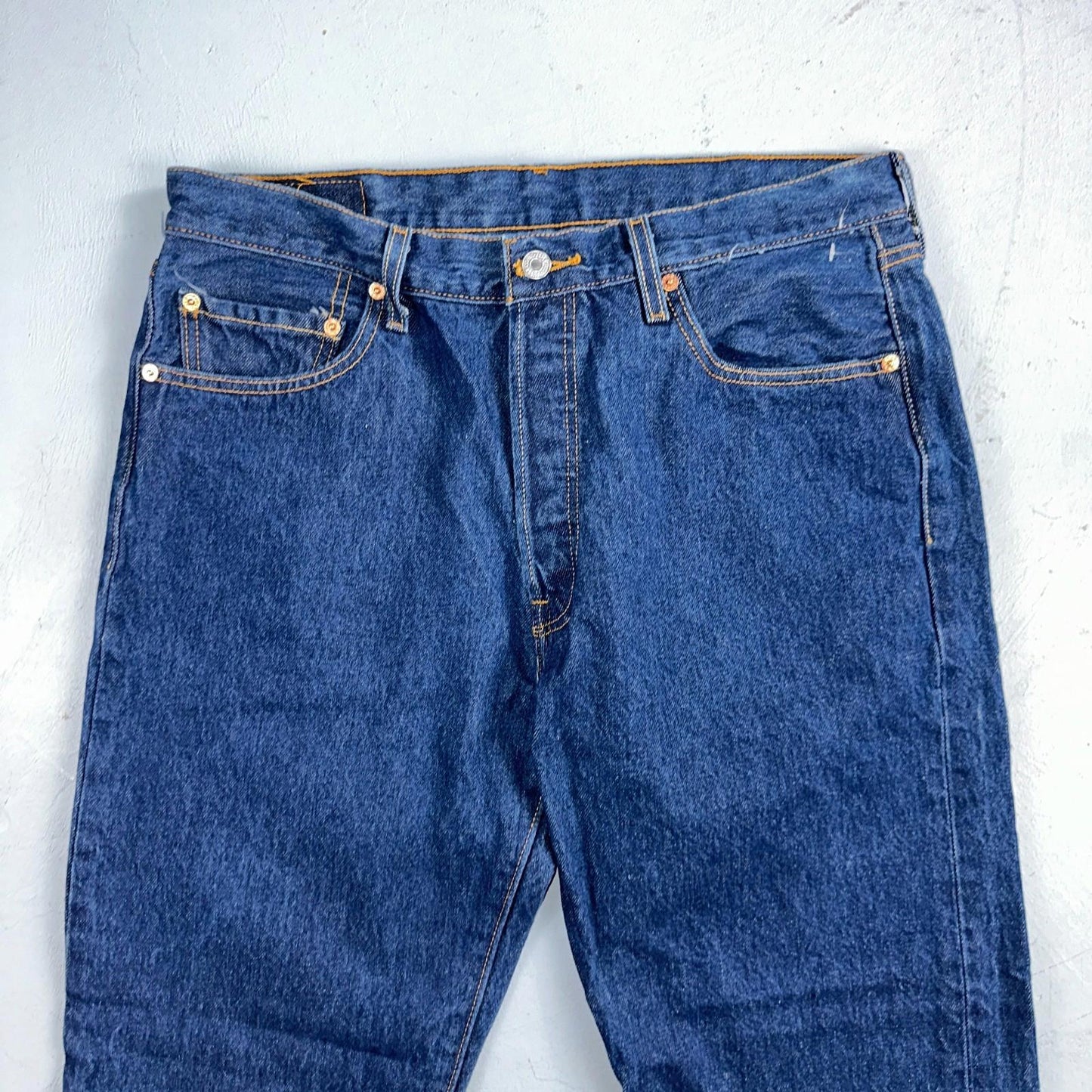 Levis 501 Vintage Y2K 90s XX Straight Leg Jeans Blue Dark Wash 36x33 Act 32x26