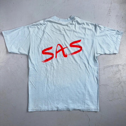 SAS Student Assisting Students 80s Belton VTG T Shirt College University USA