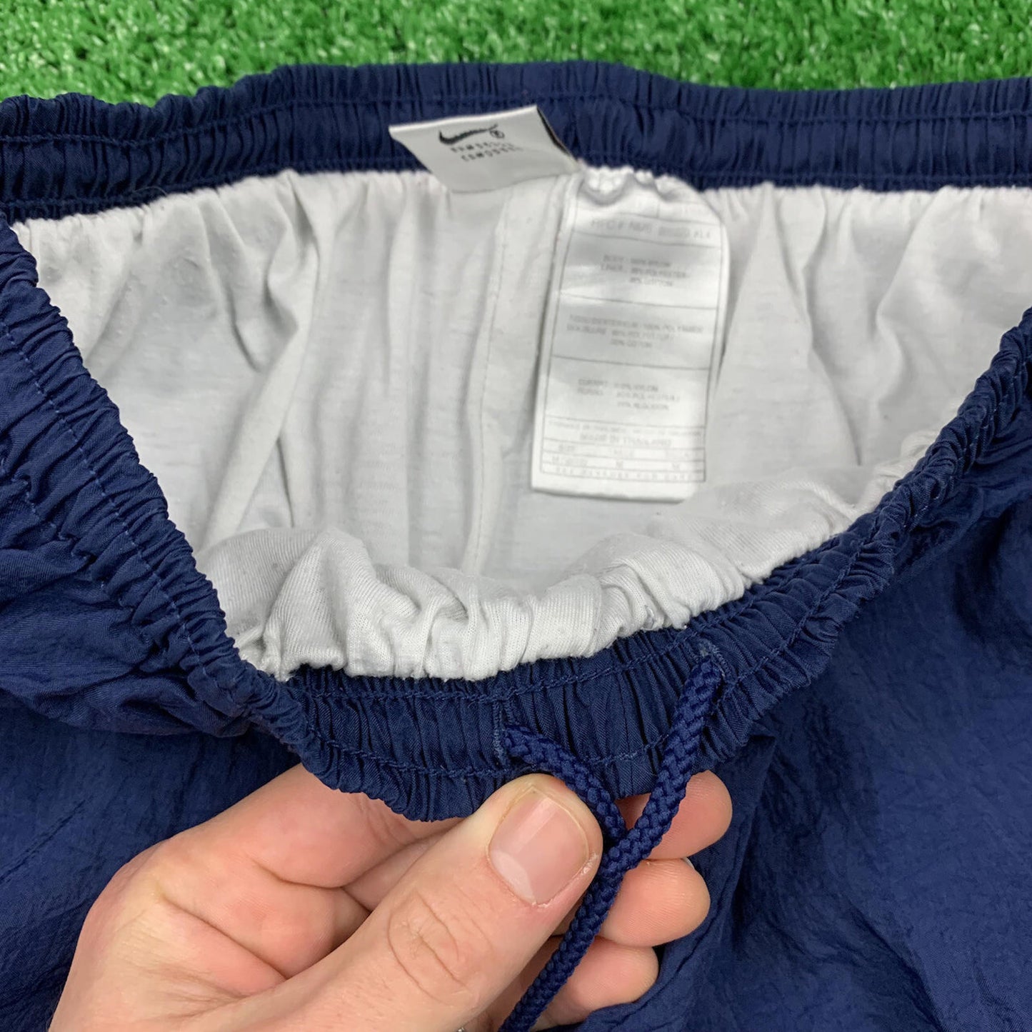 Vintage Nike Track Pants Running Jordan 90s Jogger Gym Navy Blue Warm Up