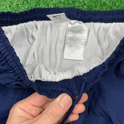 Vintage Nike Track Pants Running Jordan 90s Jogger Gym Navy Blue Warm Up