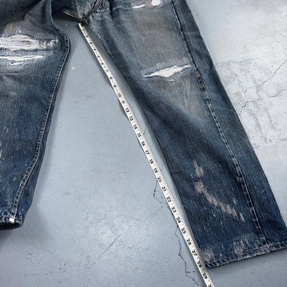 Levis 501 Big E Vintage 60s Redline Selvedge USA XX 1960s Jeans 66 Act 34x28