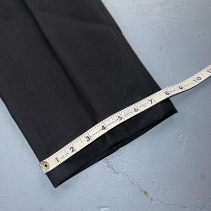 VTG Mens 2 PC Suit 40 Jacket Coat Pants Black Rockabilly 60s 1960s Gab Poly West