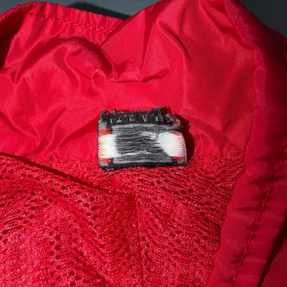 Nike VTG Mens 1990s Red Zip Up Jacket Size 2XL Team Sports 90s Windbreaker